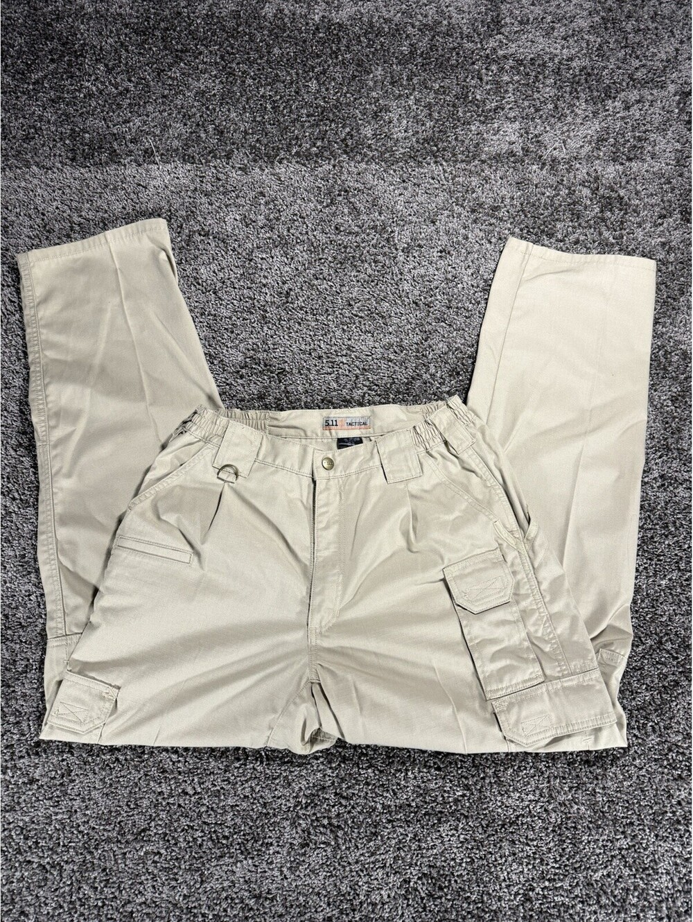 5.11 Tactical Cargo Pants Mens 32x32 Khaki Ripstop Workwear Utility